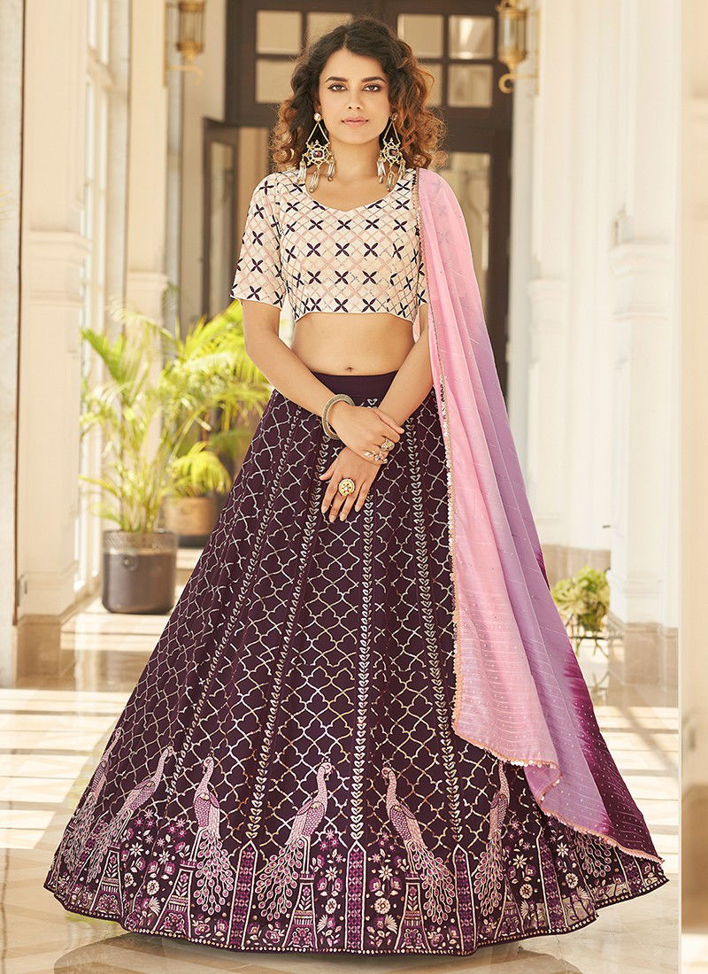BRIDESMAID 17 Wedding Wear Wholesale Lahenga Choli Collection